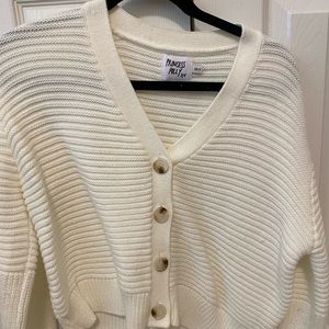 White Princess Polly cardigan